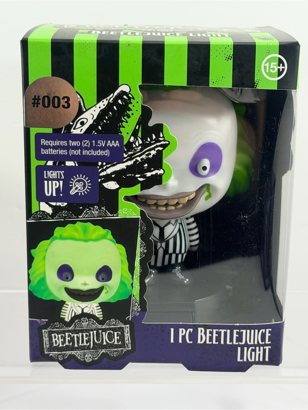 Paladone ICONS Beetlejuice LED Light Horror Series 1 Mini Figure Toy #003 NEW